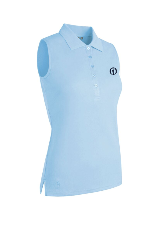 Ladies' Sleeveless Golf Shirts Stylish Women's Sleeveless Golf Shirts
