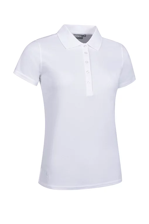 Ladies Performance Pique Golf Polo Shirt White M
