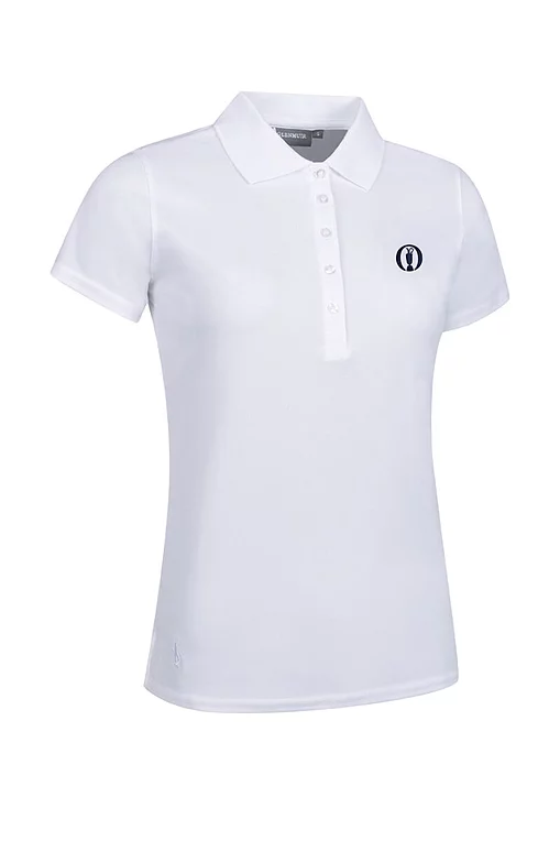 The Open Ladies Performance Pique Golf Polo Shirt