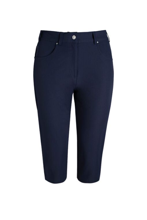 Ladies' Blue Golf Trousers Elegant Navy Golf Trousers for Women