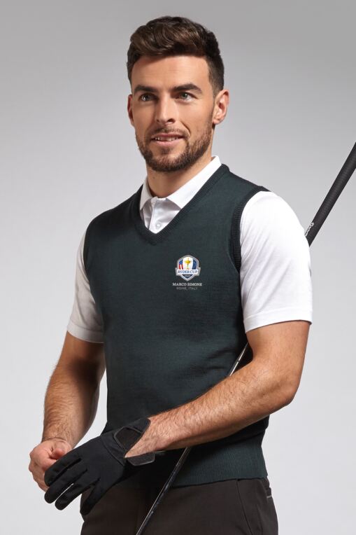 mens sleeveless golf jumper