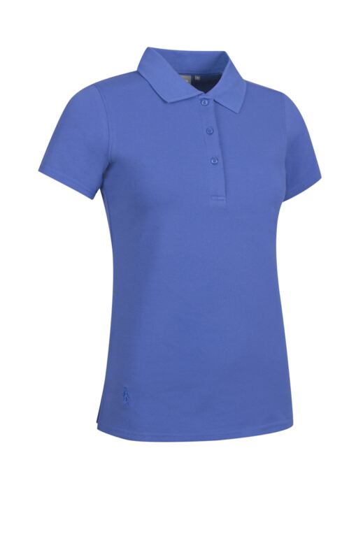 Spiral Blue Swirl Tie Die Women's Golf Shirts main image 1