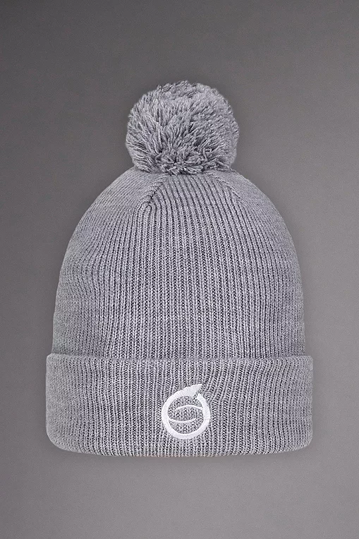 Mens And Ladies Embroidered Thermal Lined Merino Golf Bobble Hat