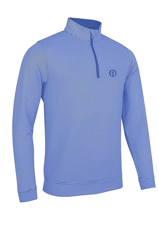 The Open Mens Quarter Zip Lightweight Performance Golf Midlayer