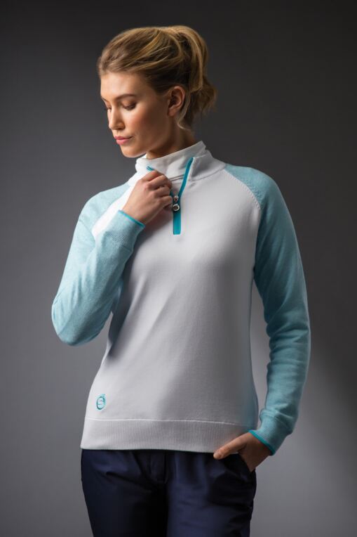 ladies lined windproof golf sweaters
