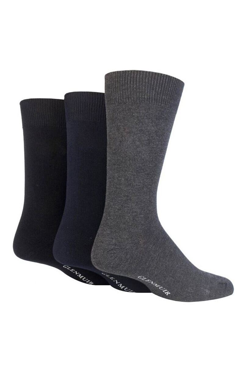 Mens 3 Pair Bamboo Plain Socks Mens 3 Pair Bamboo Plain Socks