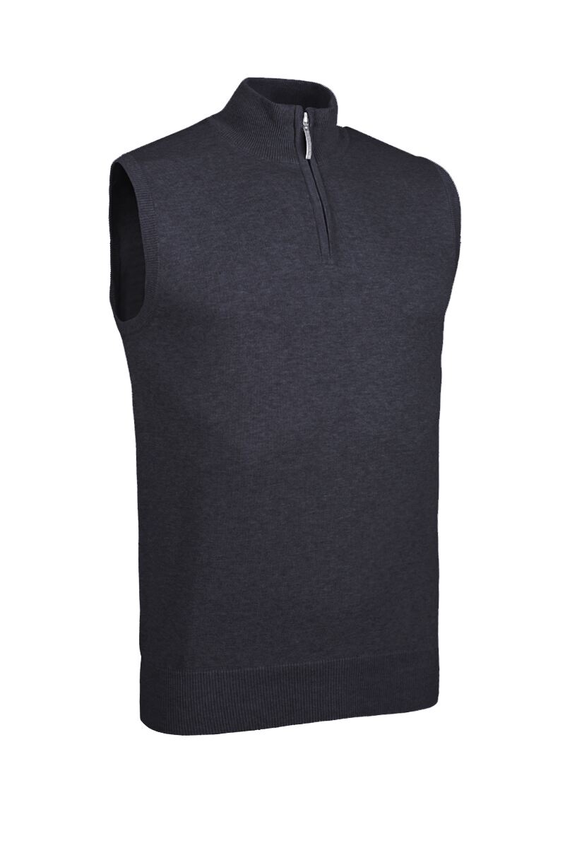 The Open Mens Quarter Zip Merino Wool Golf Slipover