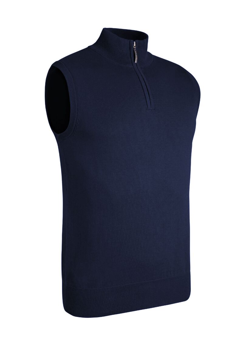 Mens Quarter Zip Merino Wool Golf Slipover Mens Quarter Zip Merino Wool Golf Slipover