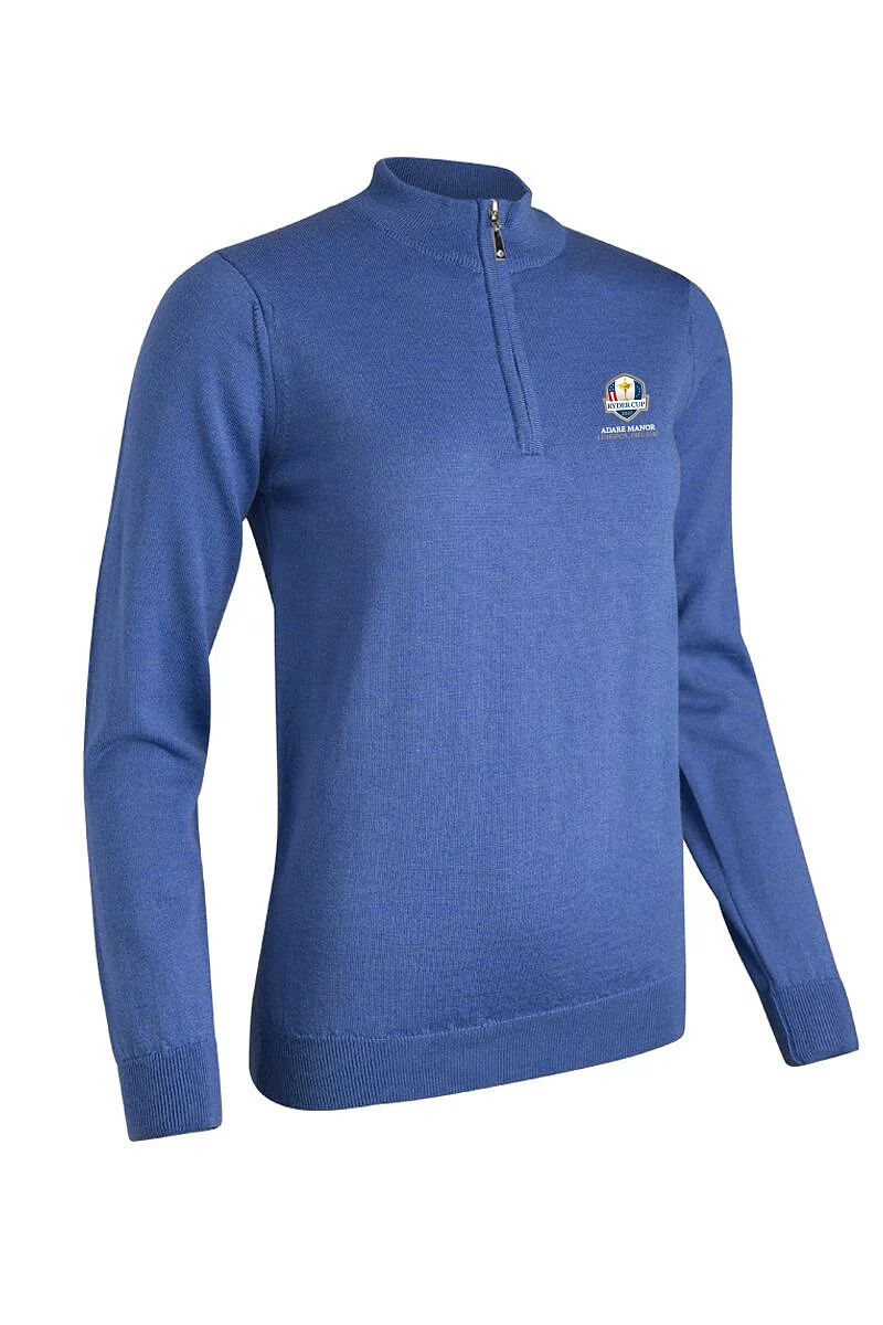 Official Ryder Cup 2027 Ladies Zip Merino Amira Golf Sweater