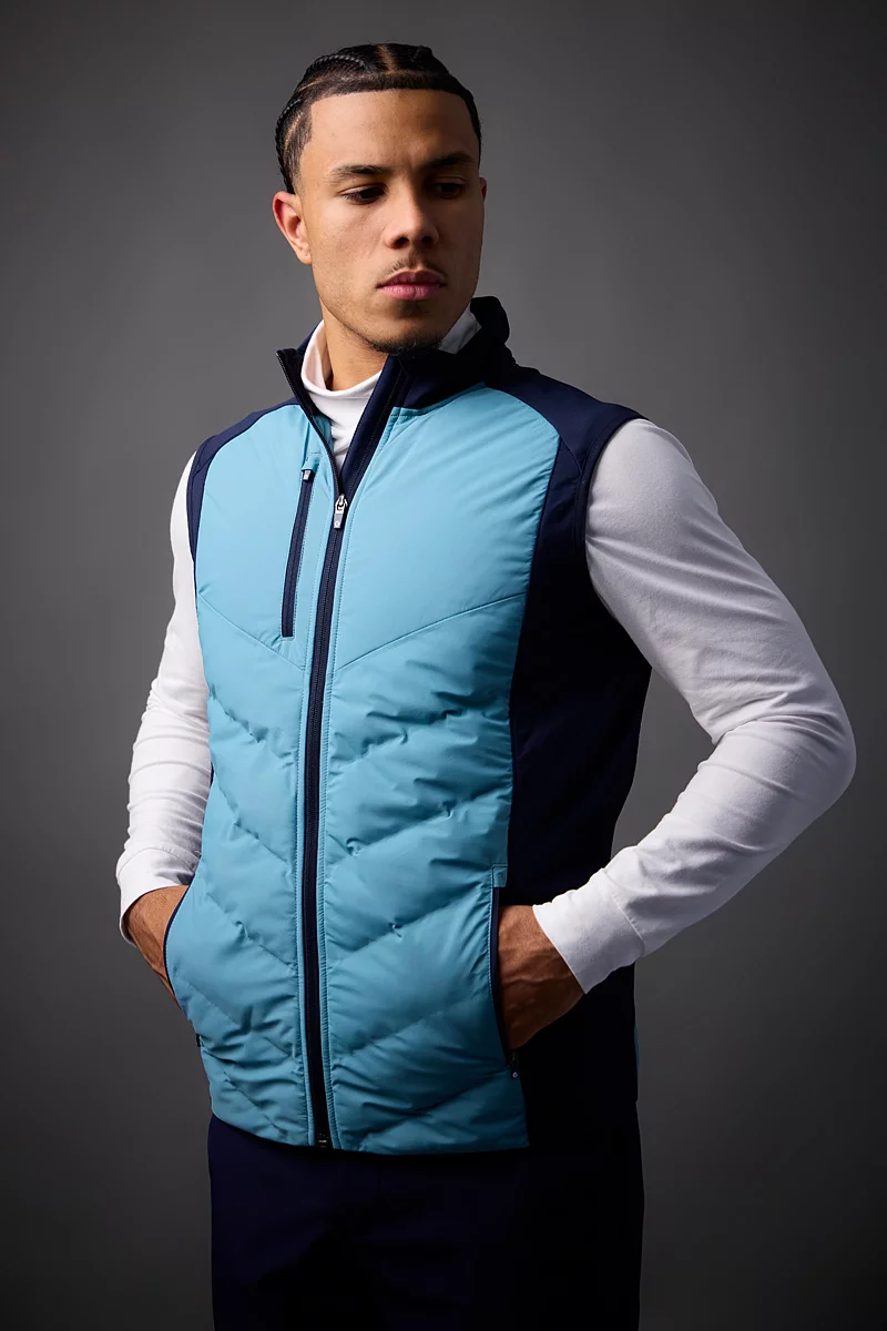 Mens Padded Bonded Thermal Golf Gilet