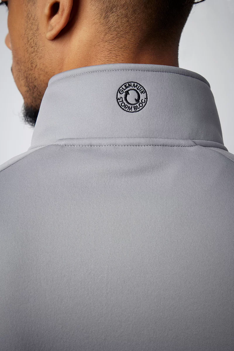 Mens Full Zip Bonded Chevron Padded Performance Heavyweight Golf Jacket