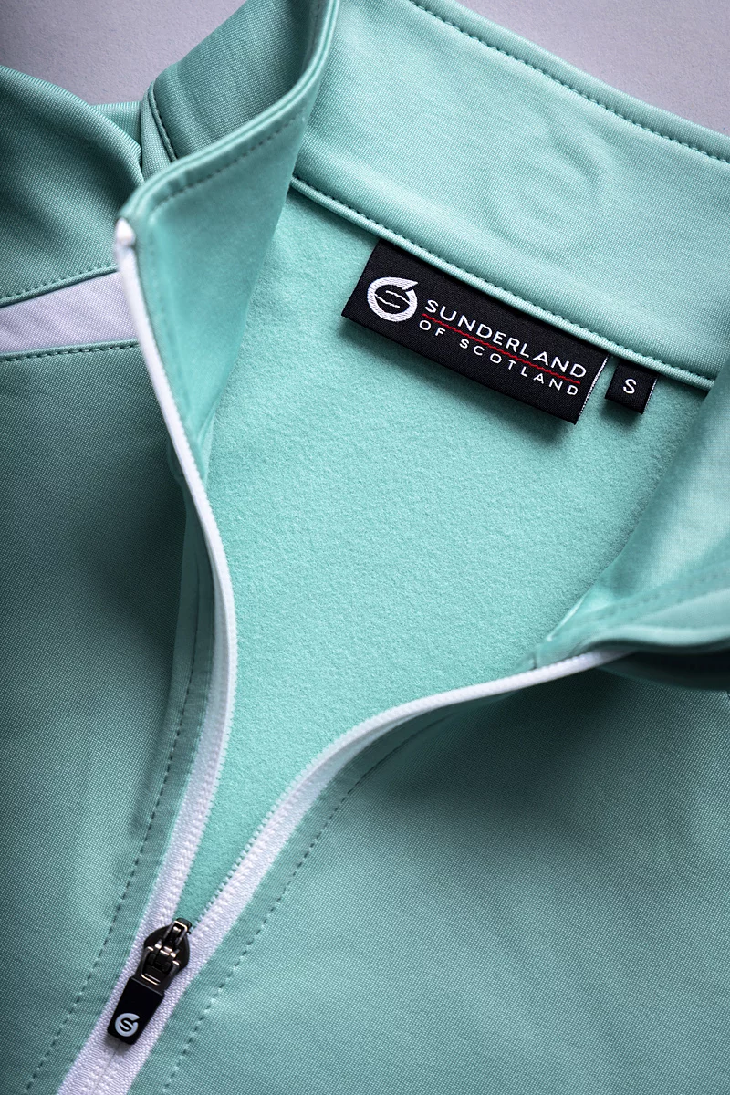 Official Ryder Cup 2027 Ladies Quarter Zip Shoulder Panelled Performance Fleece Golf Midlayer Official Ryder Cup 2027 Ladies Quarter Zip Shoulder Panelled Performance Fleece Golf Midlayer