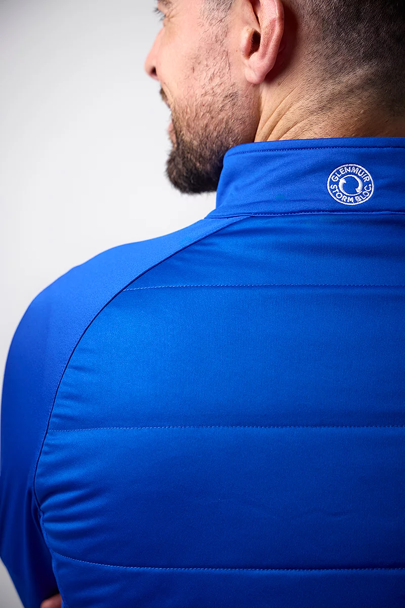 Mens Quarter Zip Performance Hybrid Midweight Golf Midlayer