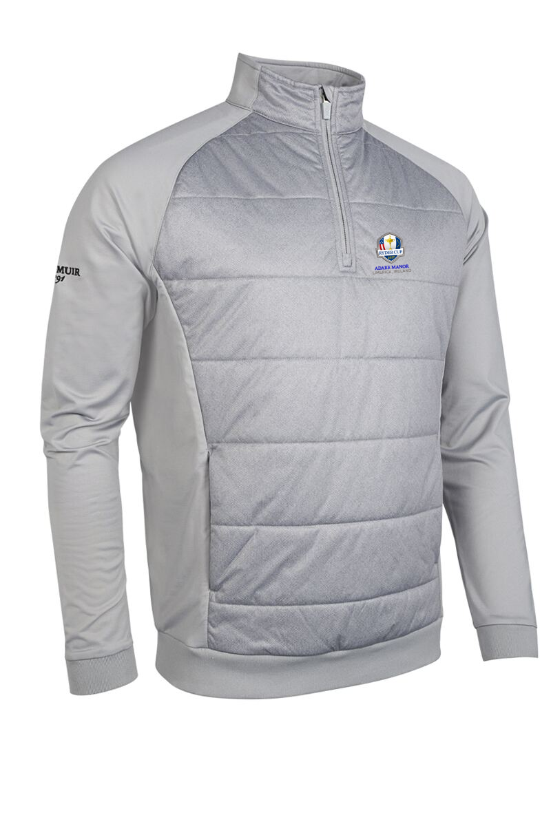 Official Ryder Cup 2027 Mens Quarter Zip Performance Hybrid Midweight Golf Midlayer