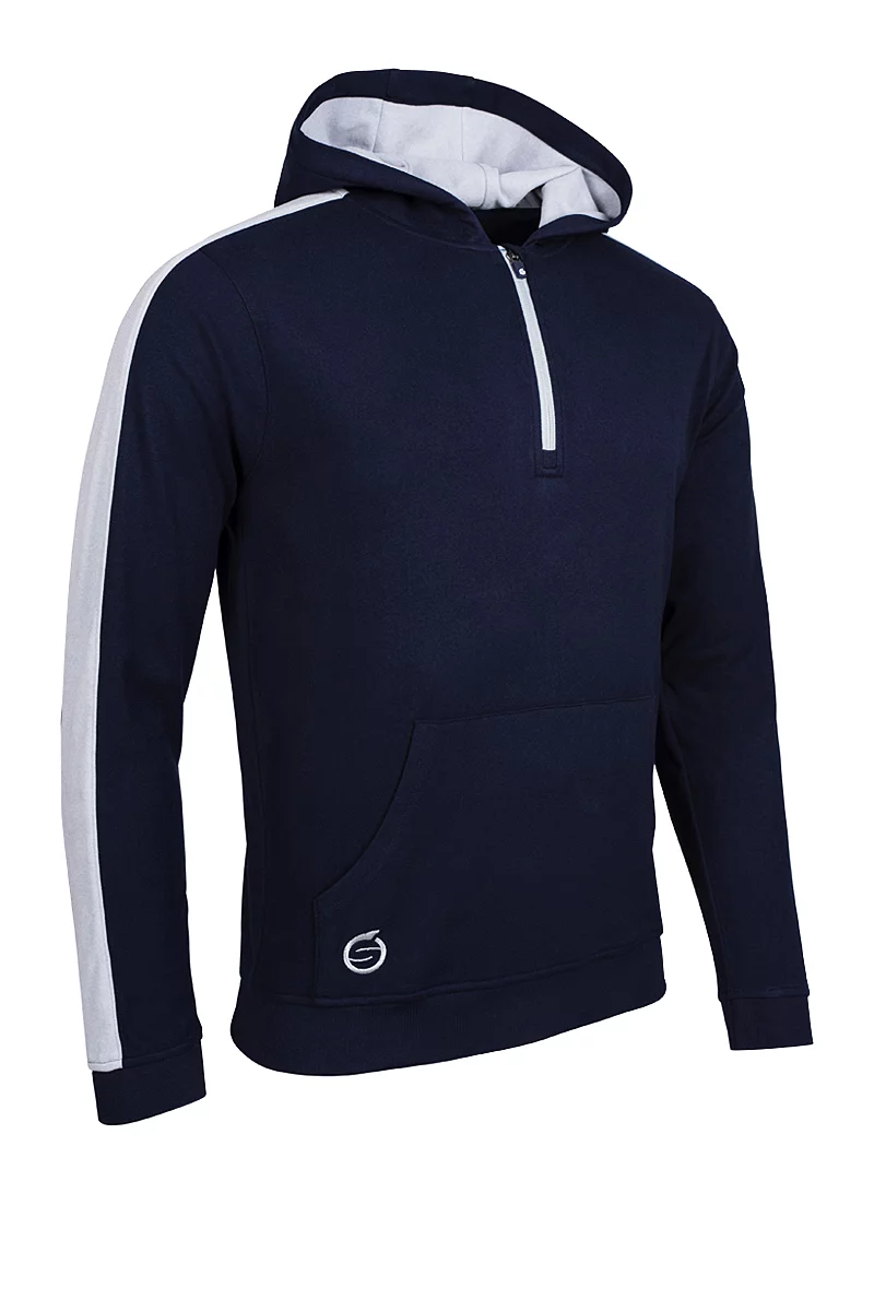 Thermal Contrast Sleeve Fleece Showerproof Golf Hoodie