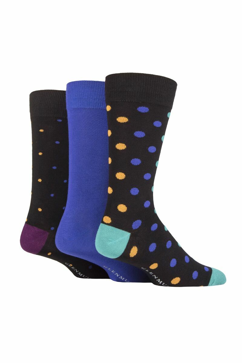 Mens Bamboo Spotted Percy Golf Socks