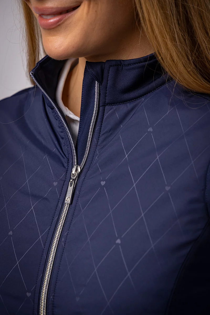 Ladies Full Zip Faux Fur Lined Padded Golf Gilet Ladies Full Zip Faux Fur Lined Padded Golf Gilet