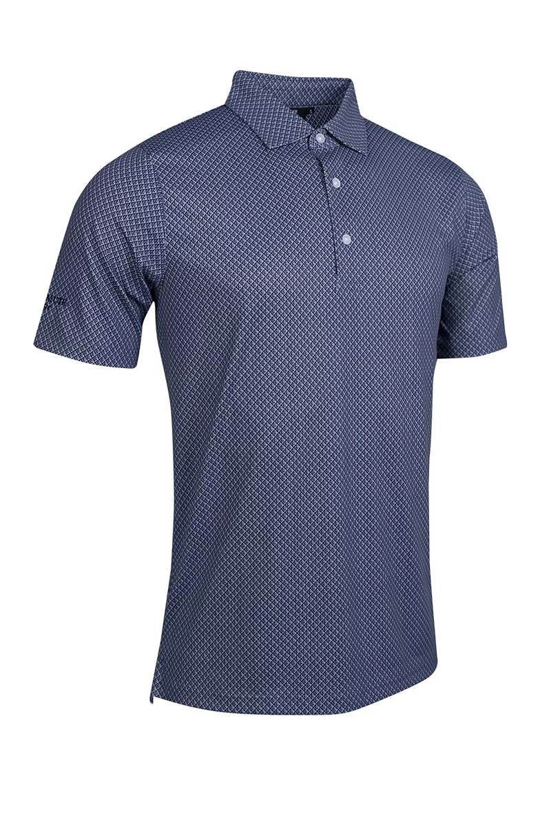 Diamond G Print Performance Golf Shirt