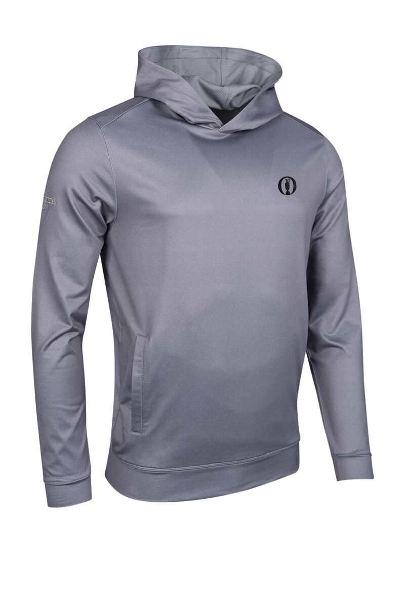 The Open Mens Hooded Performance Midweight Golf Midlayer