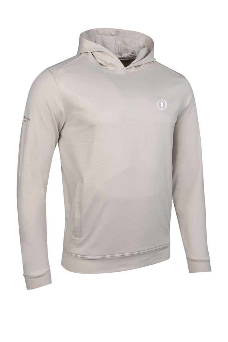The Open Mens Hooded Performance Midweight Golf Midlayer