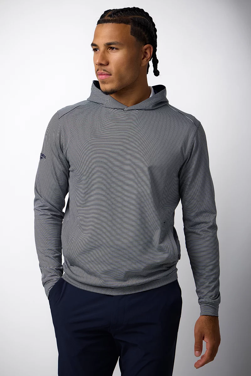 Mens Hooded Performance Midweight Golf Midlayer