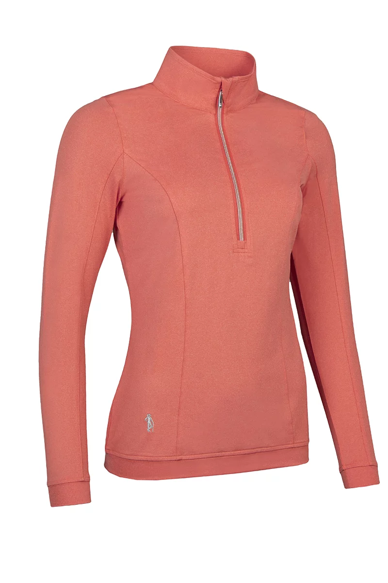 Quarter Zip Shaped Panel Performance Golf Midlayer Sale