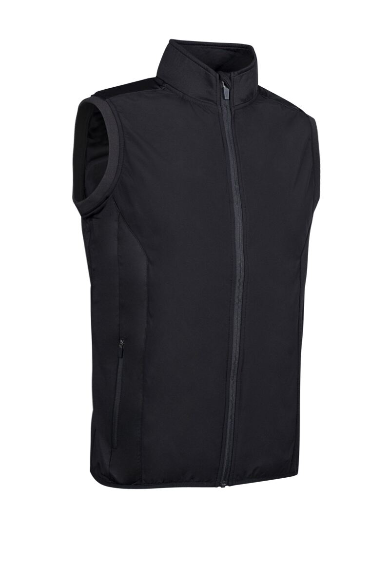 Mens Full Zip Quilted Performance Heavyweight Golf Gilet
