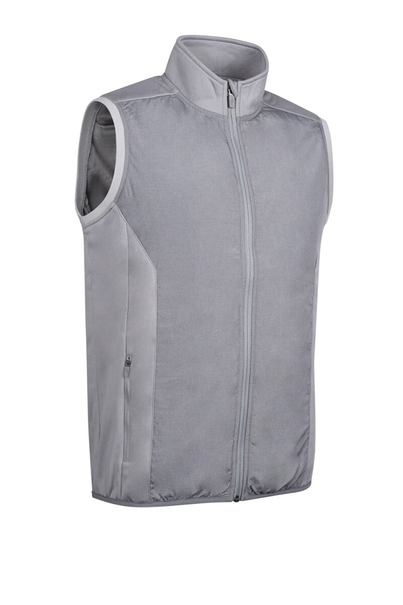 Mens Full Zip Quilted Performance Heavyweight Golf Gilet