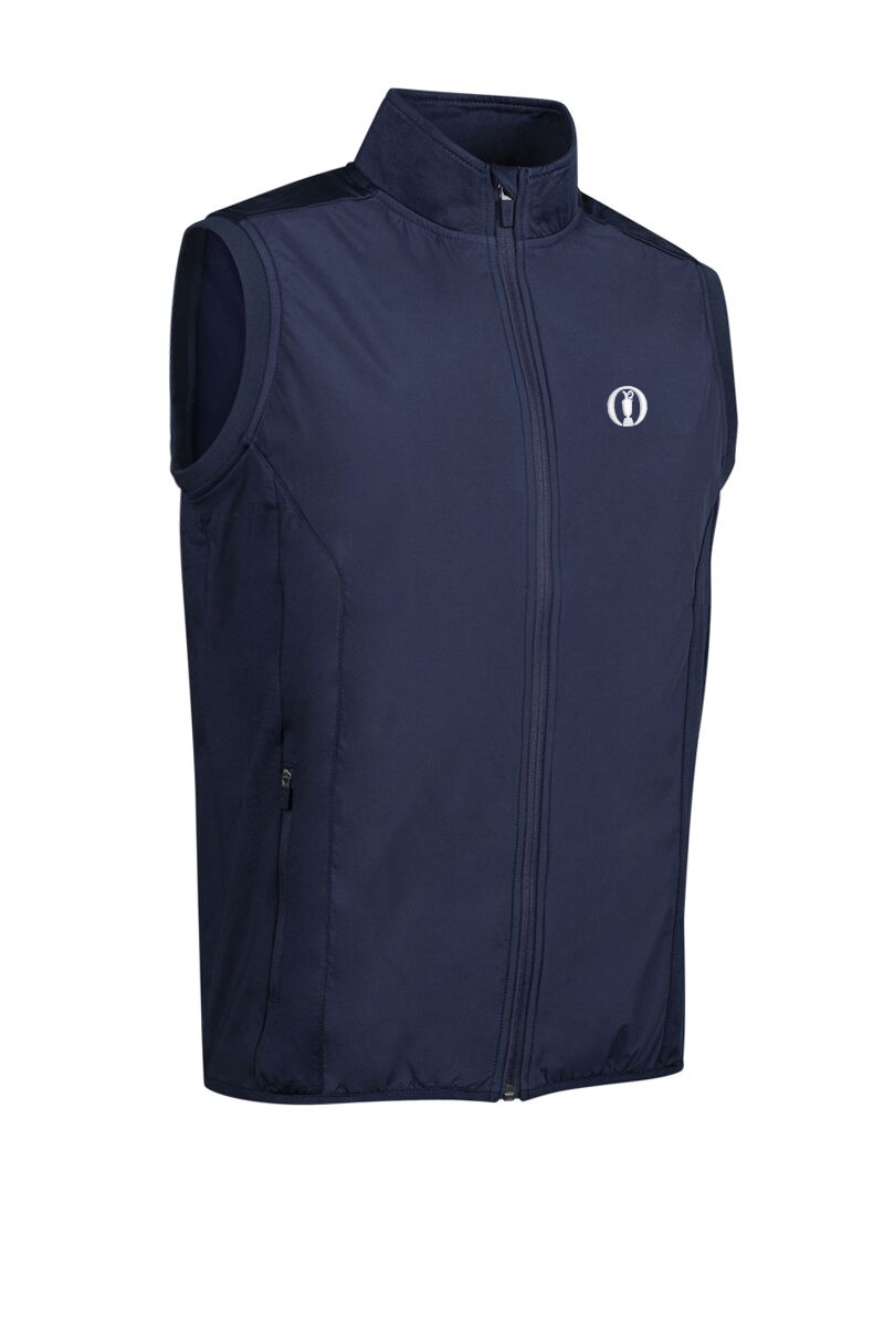 The Open Mens Full Zip Quilted Performance Heavyweight Golf Gilet The Open Mens Full Zip Quilted Performance Heavyweight Golf Gilet