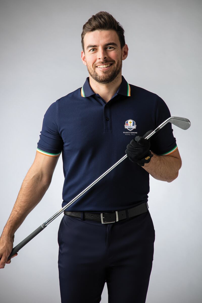 Official Ryder Cup 2023 Mens Irish Performance Cork Golf Shirt