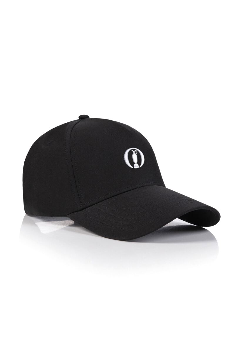 The Open Mens and Ladies Structured Golf Cap Black One Size