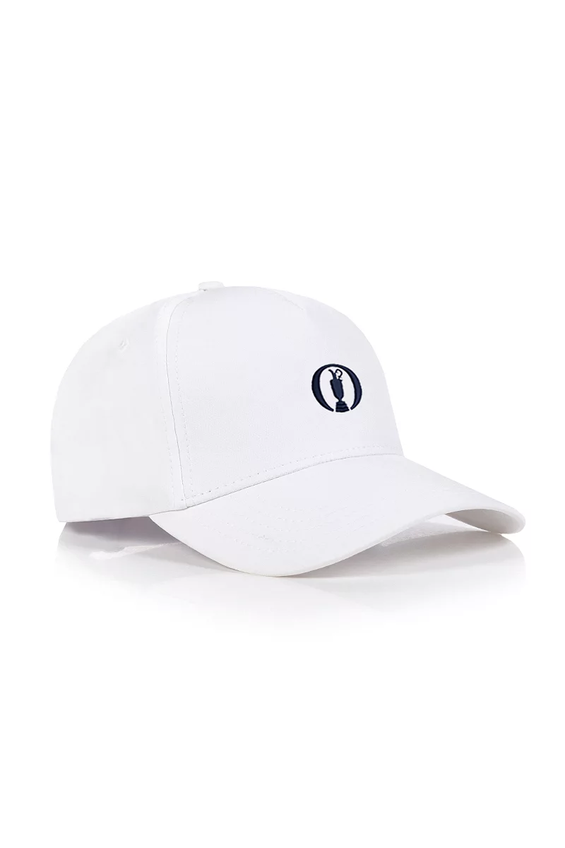 The Open Mens and Ladies Structured Golf Cap White One Size