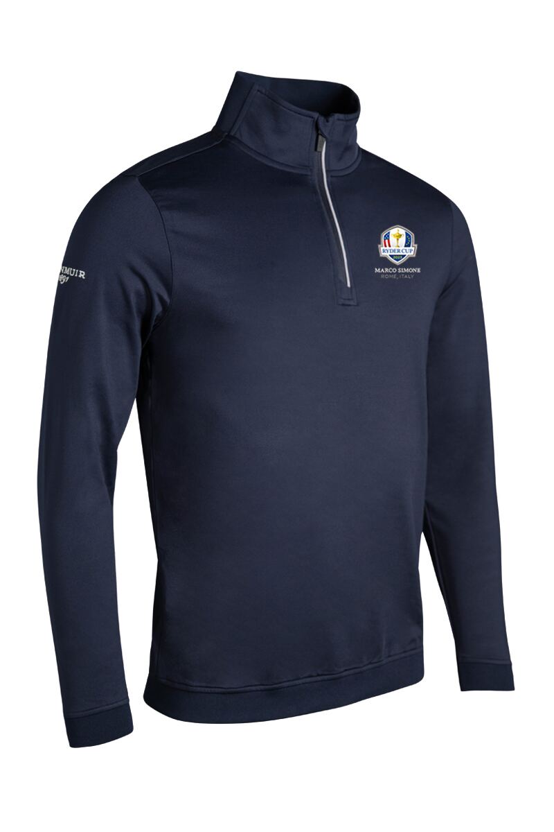 Mens Zip Neck Crail Ryder Cup Golf Top