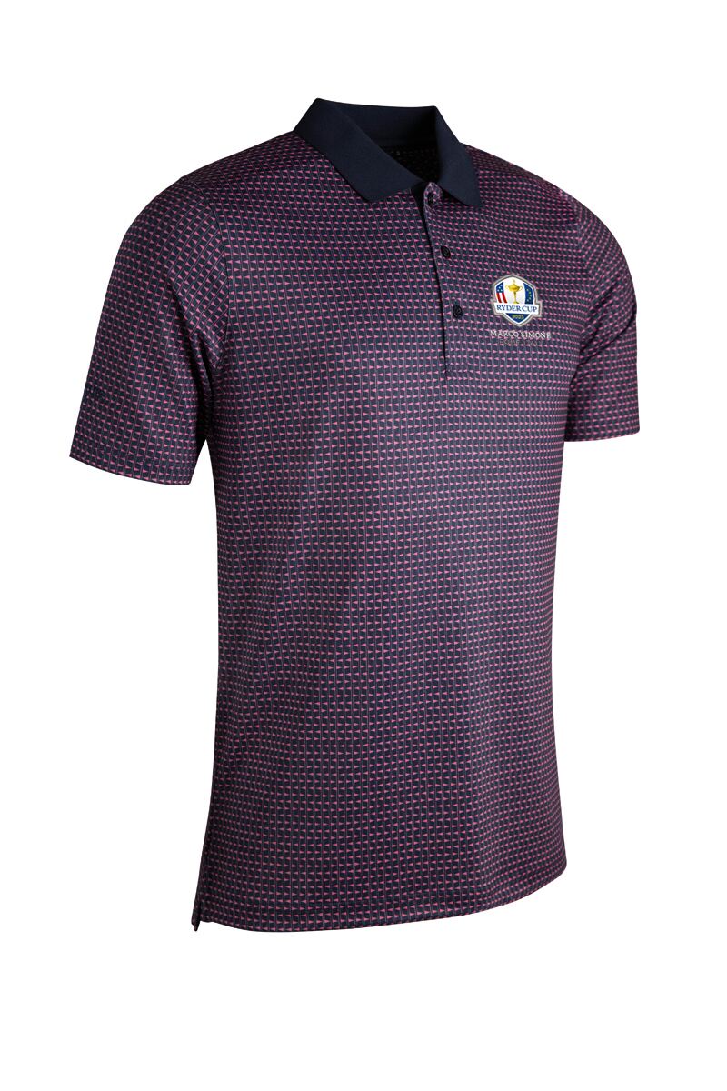 Official Ryder Cup 2023 Mens Crawford Printed Golf Shirt