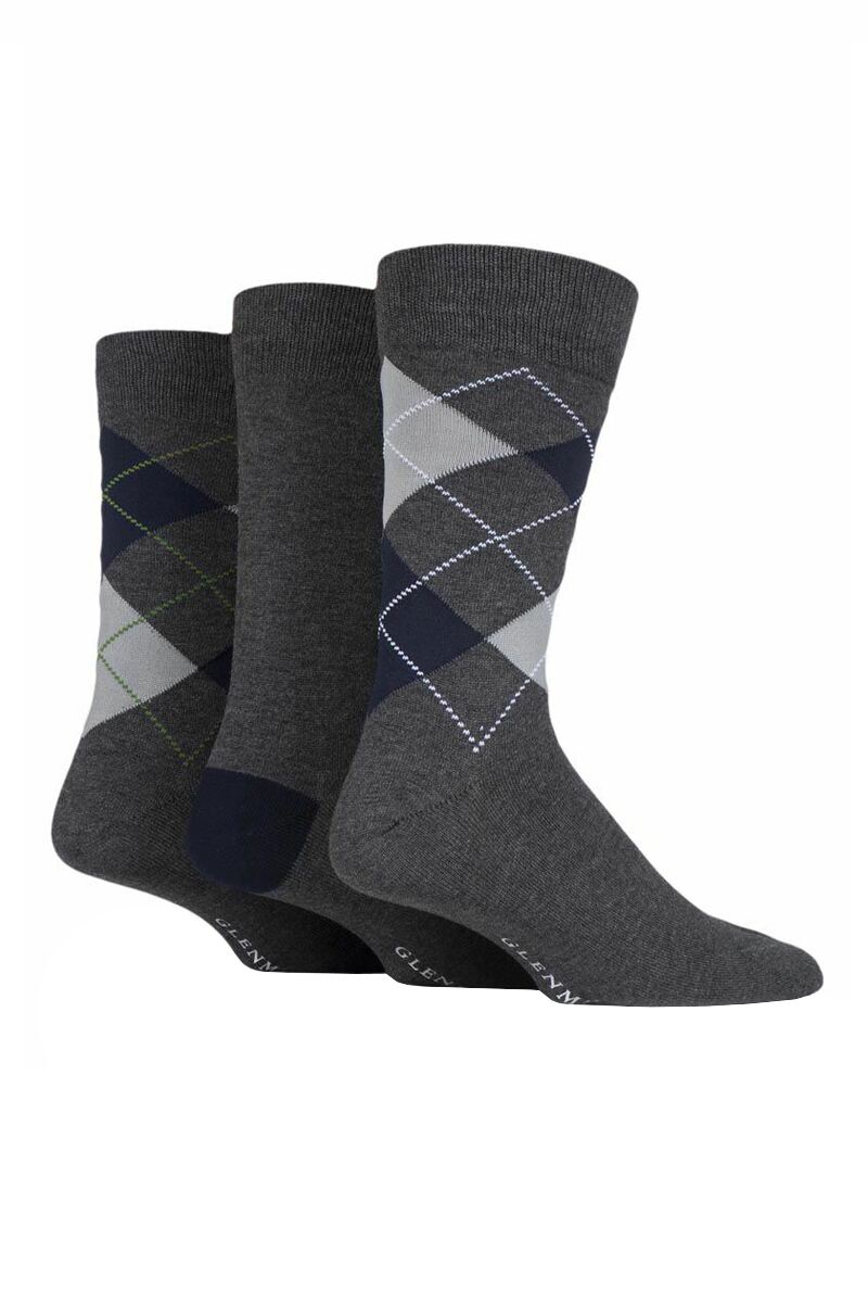 Mens Bamboo Argyle Crosby Golf Socks