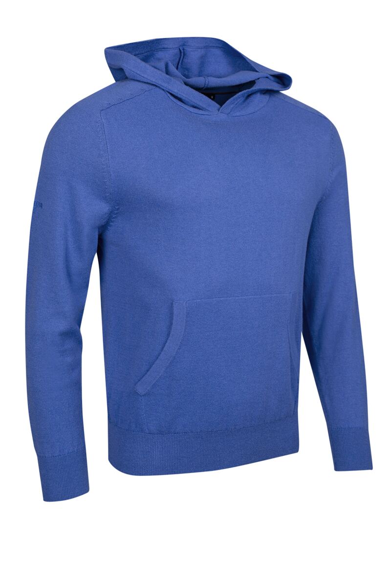 Mens Saddle Sleeve Touch of Cashmere Midweight Golf Hoodie