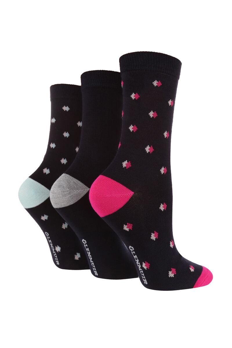 ABBY Ladies Patterned Bamboo Socks