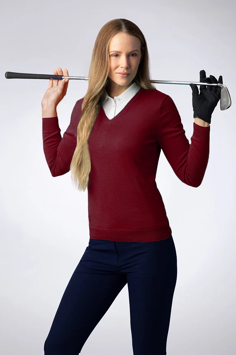 Ladies V Neck Cotton Golf Sweater Sale Ladies V Neck Cotton Golf Sweater Sale