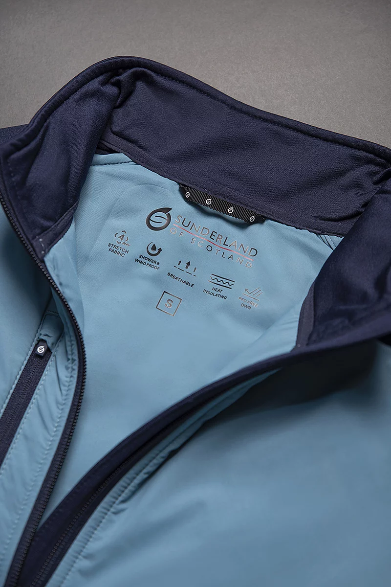 Mens Padded Bonded Thermal Golf Jacket