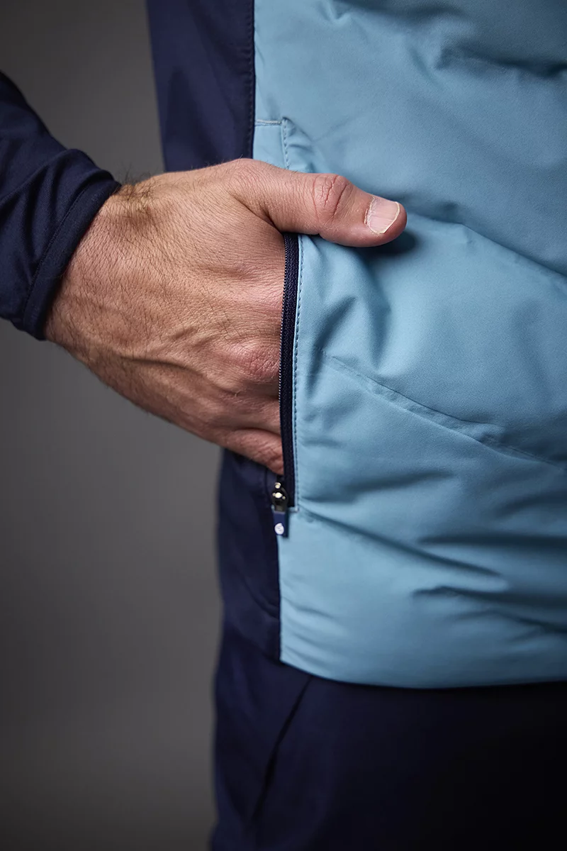 Mens Padded Bonded Thermal Golf Jacket