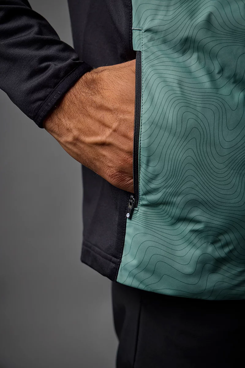 Mens Padded Bonded Thermal Golf Jacket
