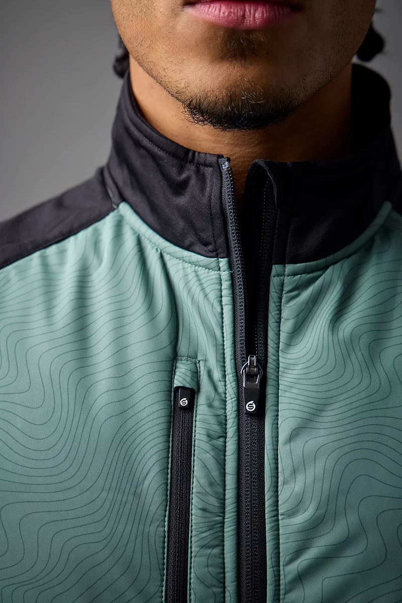 Mens Padded Bonded Thermal Golf Jacket