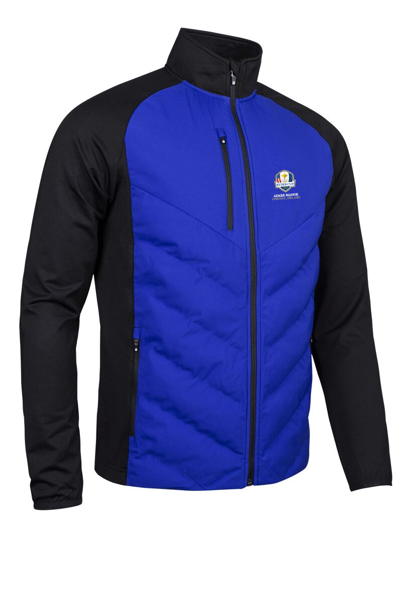 Official Ryder Cup 2027 Mens Padded Bonded Thermal Golf Jacket Official Ryder Cup 2027 Mens Padded Bonded Thermal Golf Jacket
