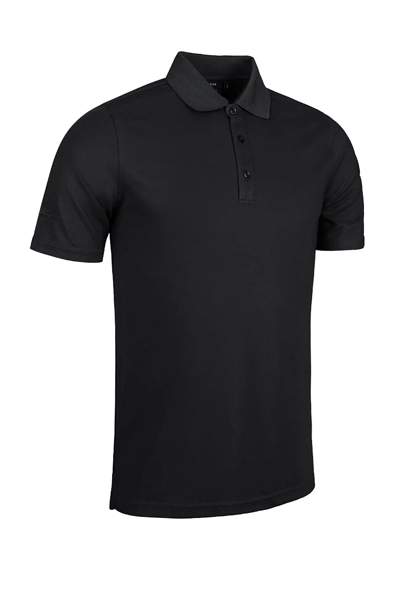 Official Ryder Cup 2027 Mens Performance Pique Golf Polo Shirt Black S