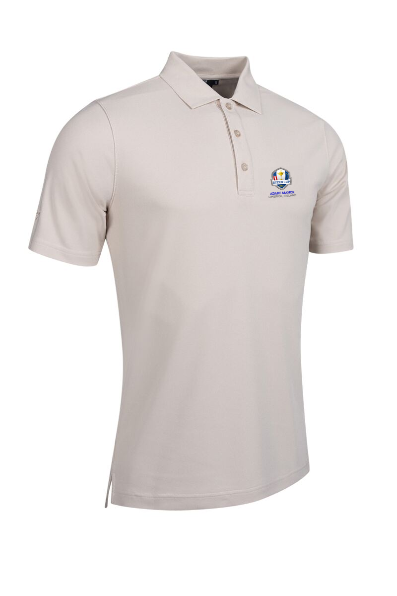 Official Ryder Cup 2027 Mens Performance Pique Golf Polo Shirt