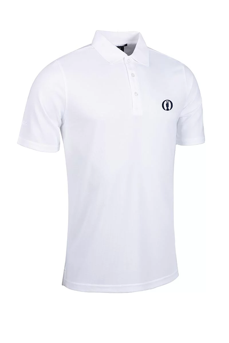 Official Ryder Cup 2027 Mens Performance Pique Golf Polo Shirt White L