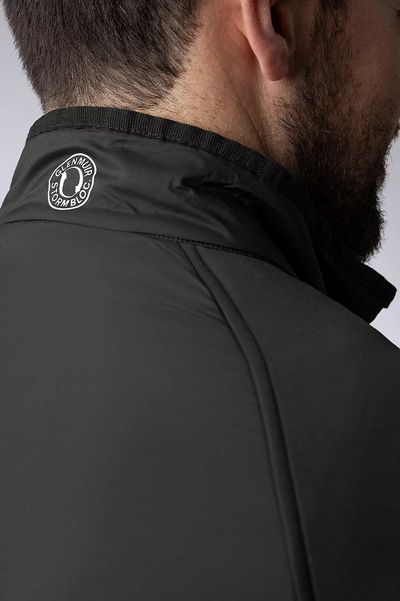 Mens Full Zip Rib Padded Hybrid Golf Jacket Sale