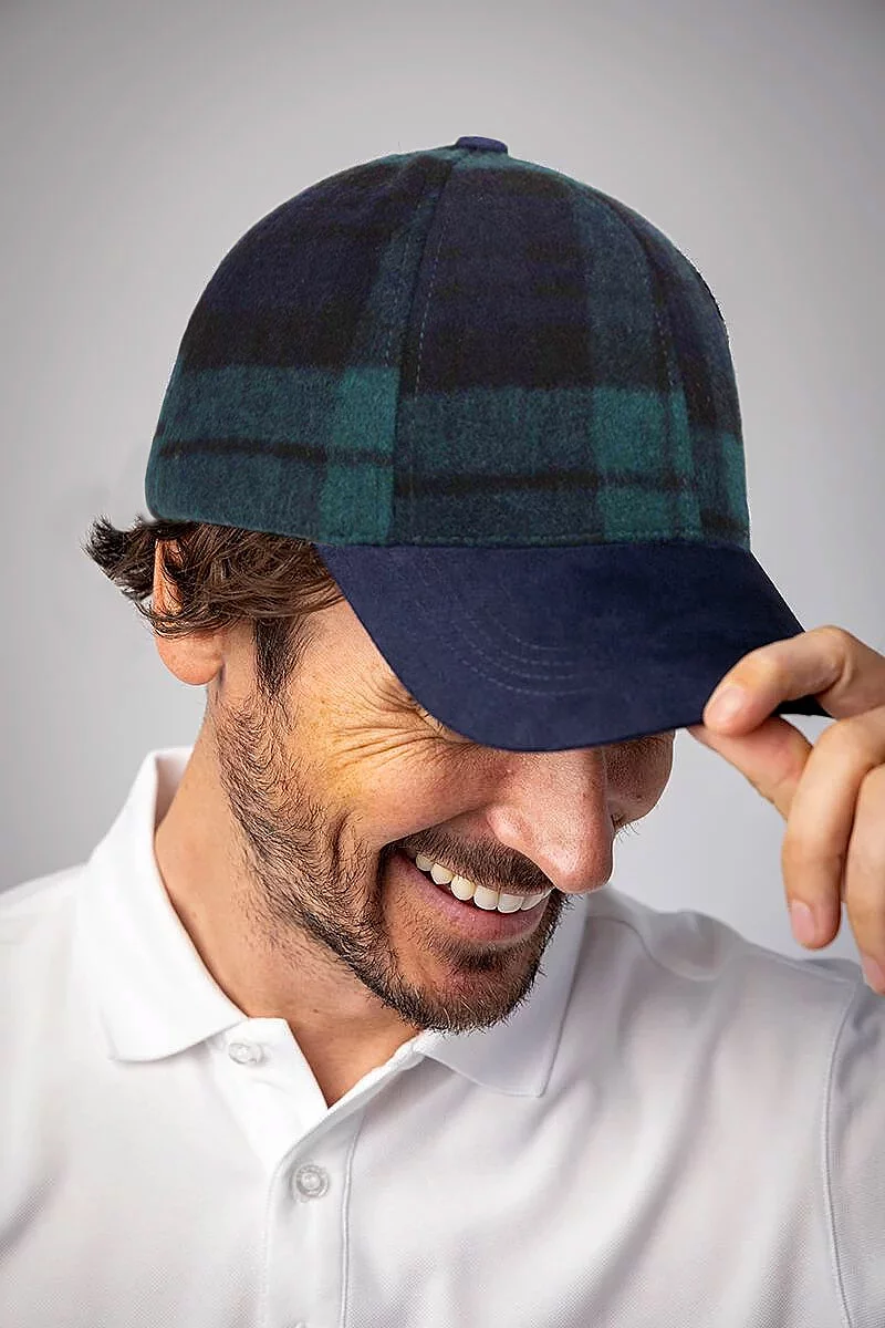 Mens and Ladies Tweed Winter Golf Cap
