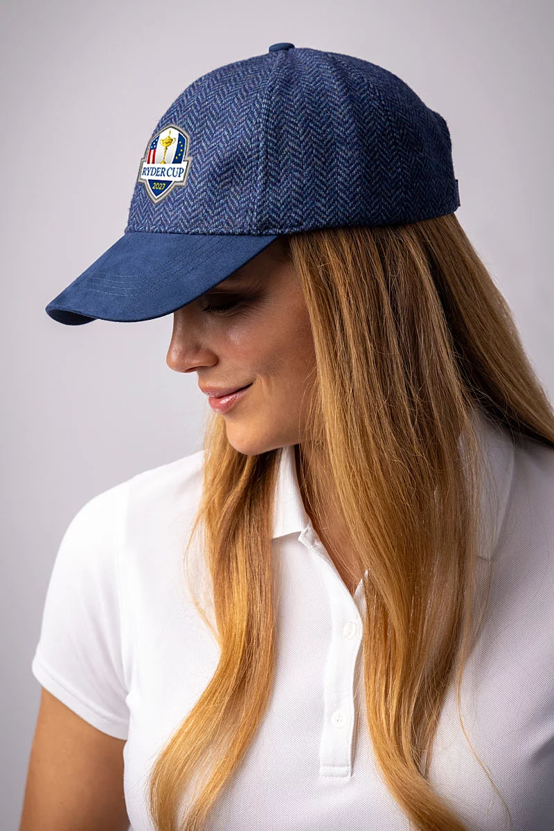 Official Ryder Cup 2027 Mens and Ladies Tweed Winter Golf Cap Official Ryder Cup 2027 Mens and Ladies Tweed Winter Golf Cap