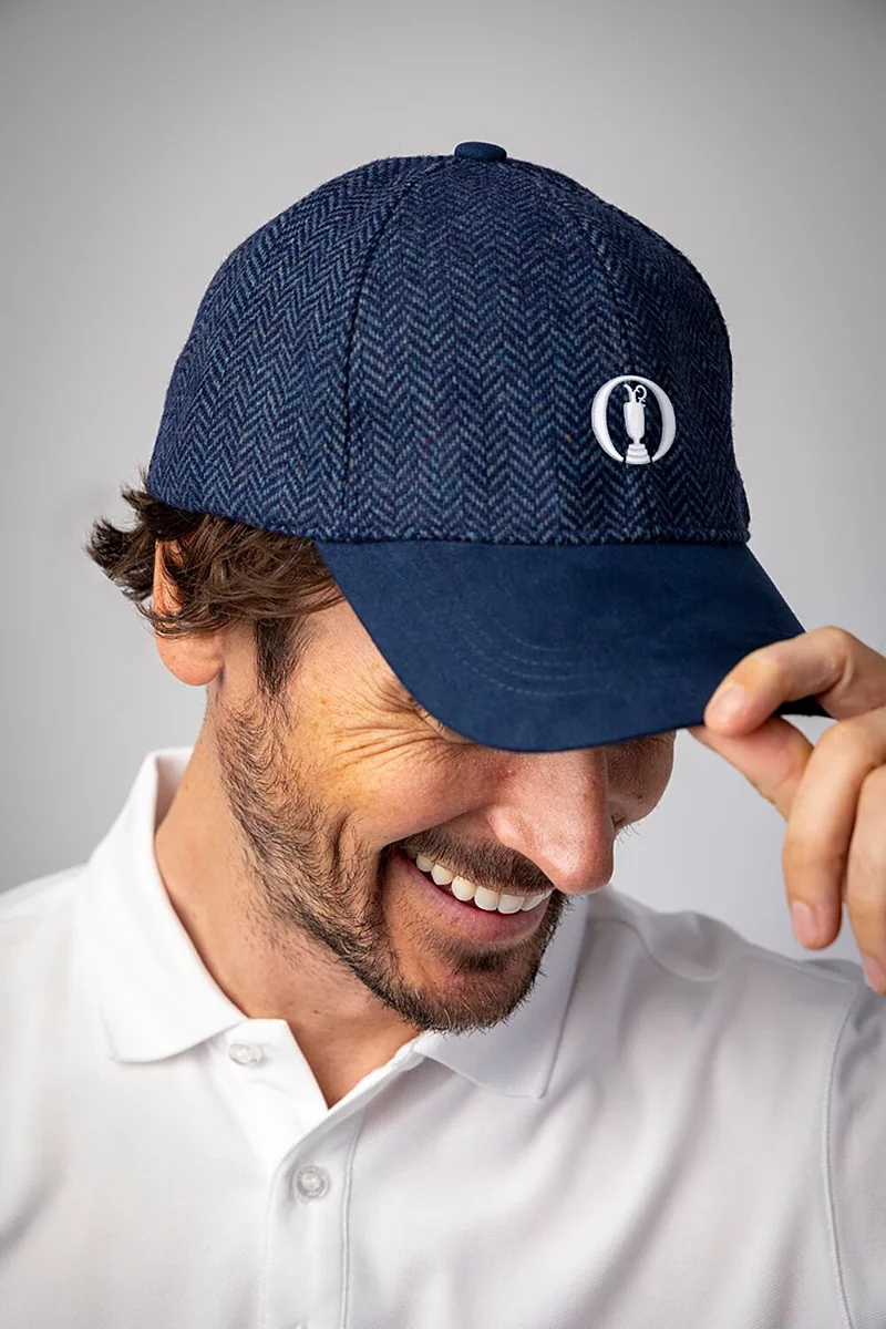 The Open Mens and Ladies Tweed Winter Golf Cap The Open Mens and Ladies Tweed Winter Golf Cap